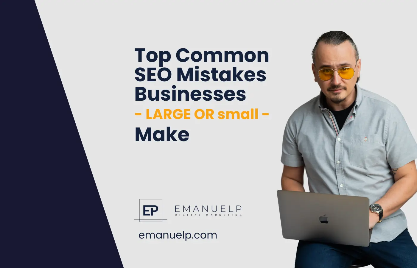 Image of the blog title -Top Common SEO Mistakes Businesses